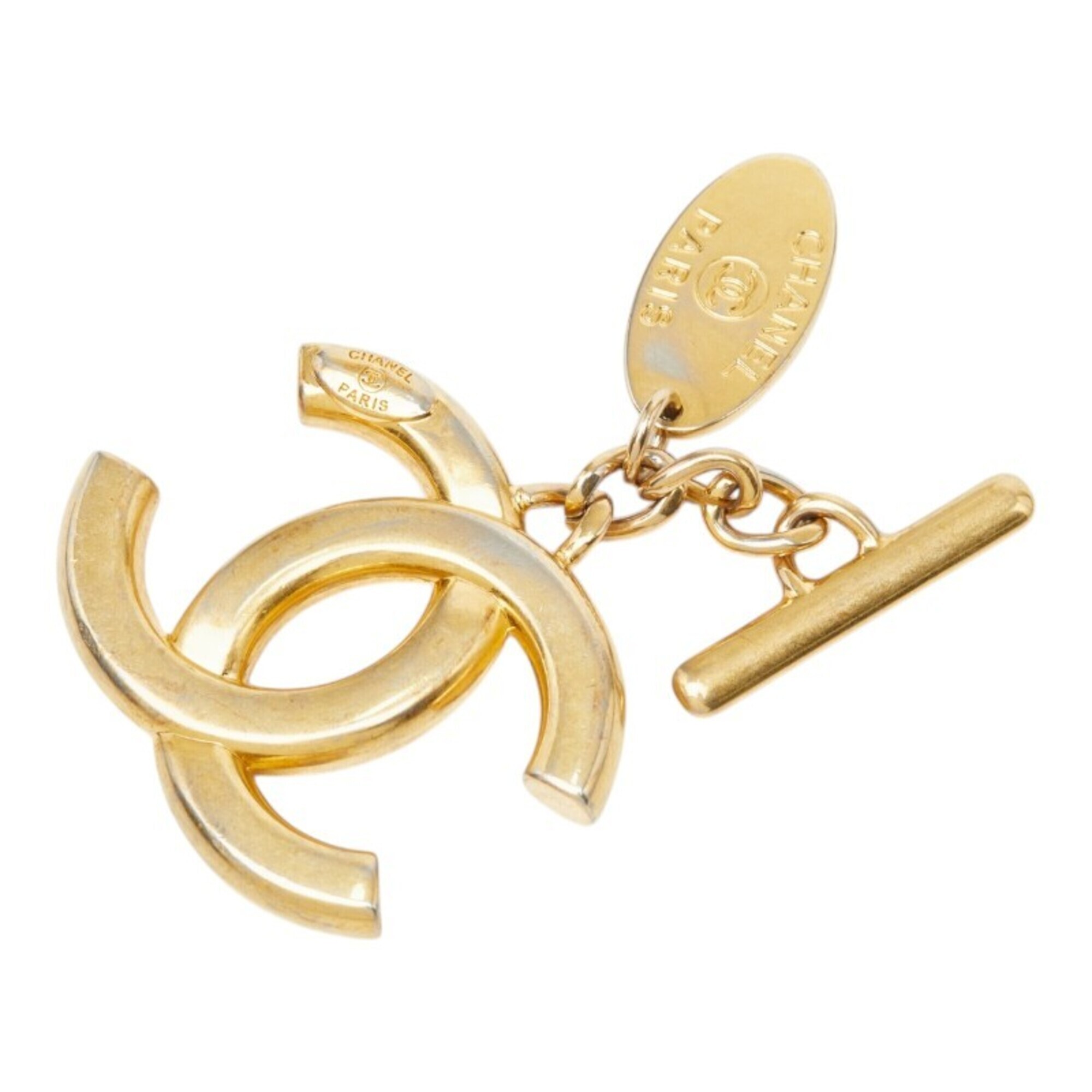 Chanel Coco Mark Charm, Gold Plated, Women's Chanel